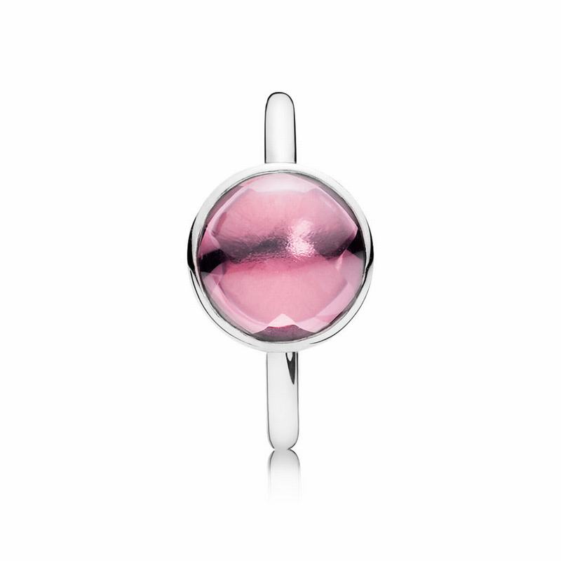 Pandora Poetic Droplet Stackable Ring Silver Egypt JH4917658